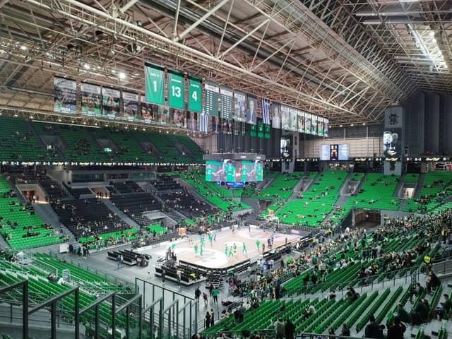 basketball game — a basketball game, not this one