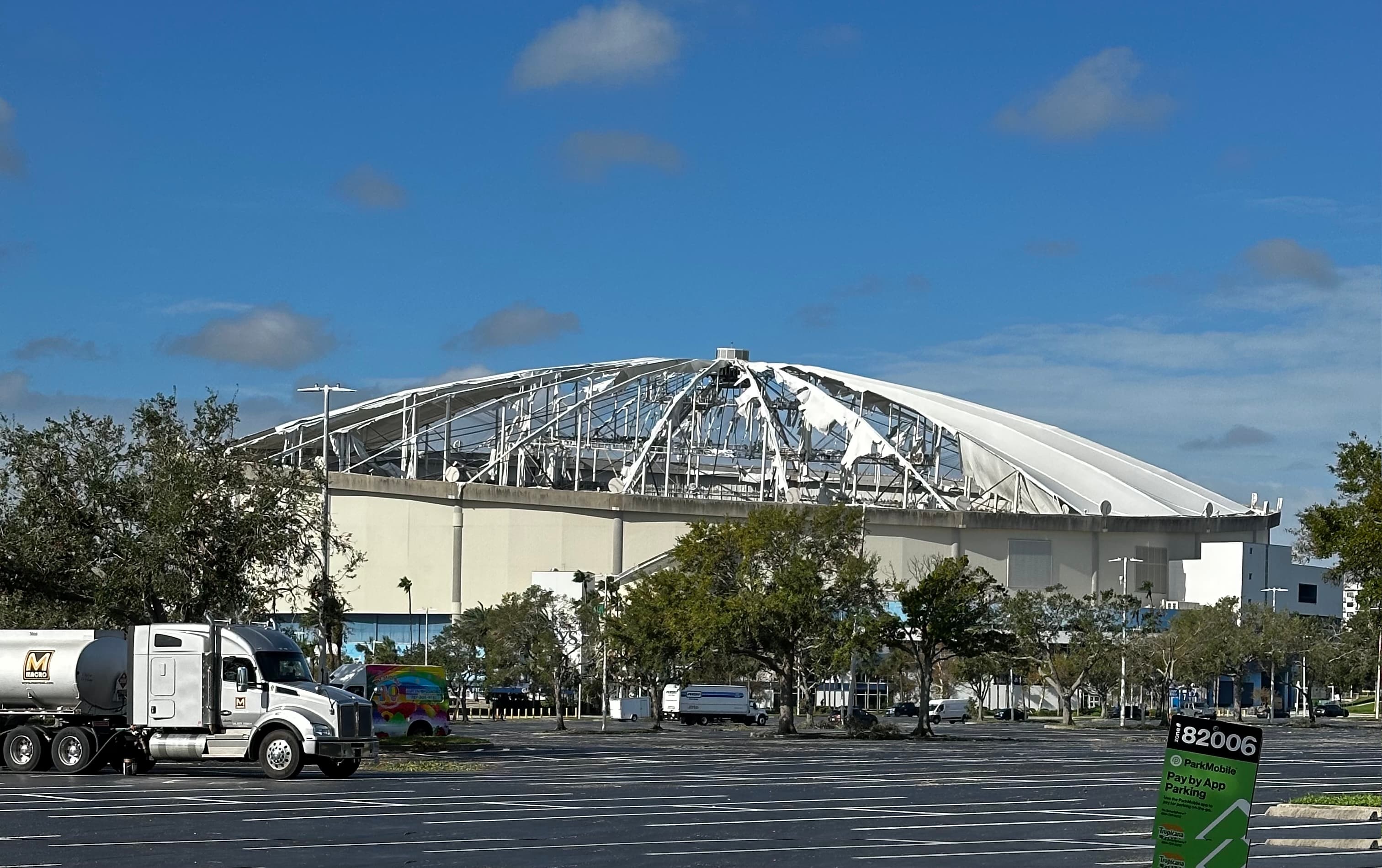 Tropicana Field — the venue, not this event